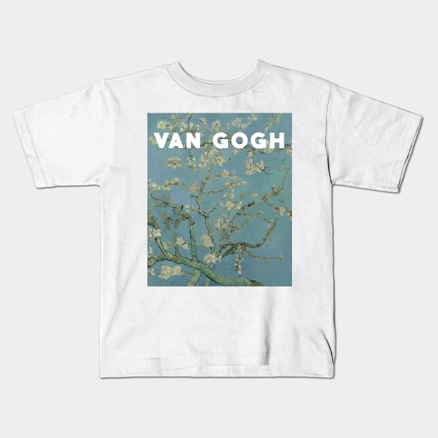 Vincent Van Gogh Almond Blossom Kids T-Shirt by Laevs